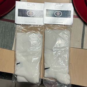 NWT Nike White Soccer Socks